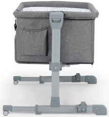 Приставне ліжечко-колиска Kinderkraft Neste Up Gray Melange